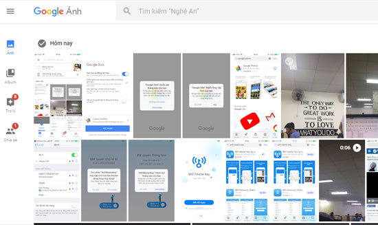 ​Nơi quản lý ảnh video được đăng tải lên