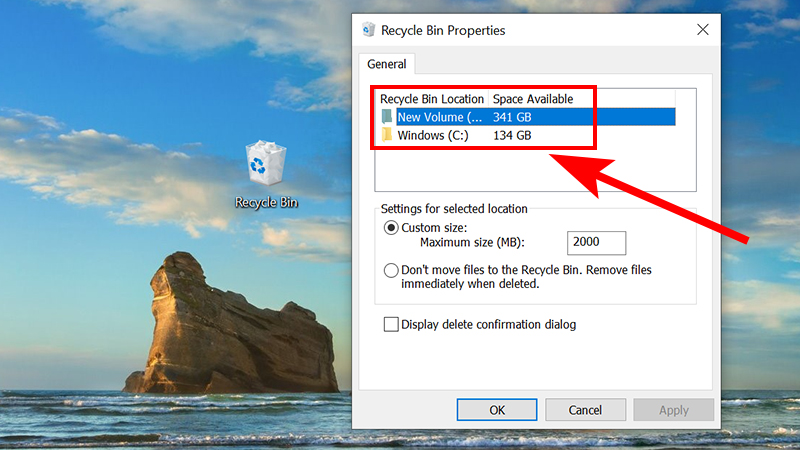 Cách Chỉnh Dung Lượng Thùng Rác Recycle Bin Trên Máy Tính Windows 10 -  Thegioididong.Com