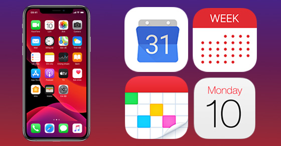4 ứng dụng lịch tốt nhất cho iPhone trên phiên bản iOS 12