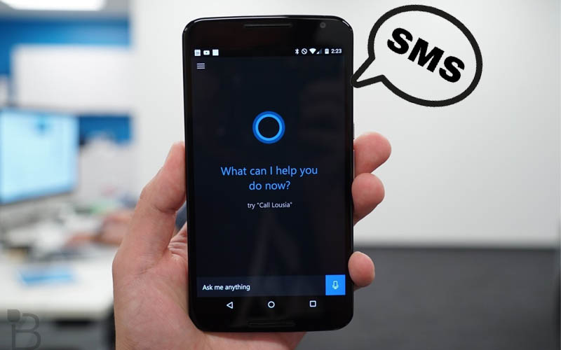 Sử dụng Cortana để gửi tin nhắn SMS