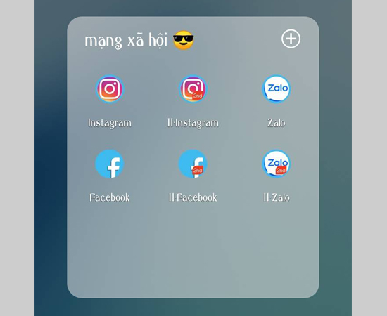 Với tính năng này rất tiện ích giúp bạn có thể online 2 tài khoản khác nhau giống như bạn dùng 2 máy khác nhau. Tuy nhiên thì chức năng này chỉ giới hạn một số ứng dụng cho phép được nhân đôi, đa phần là các ứng dụng mạng xã hội.