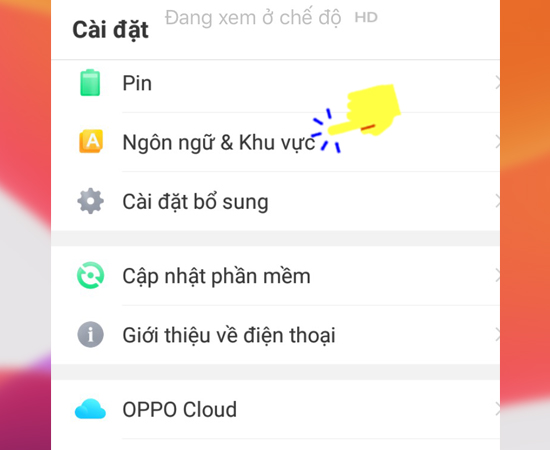 Bước 1: Đầu tiên bạn vào Cài đặt sau đó chọn Cài đặt bỗ sung.