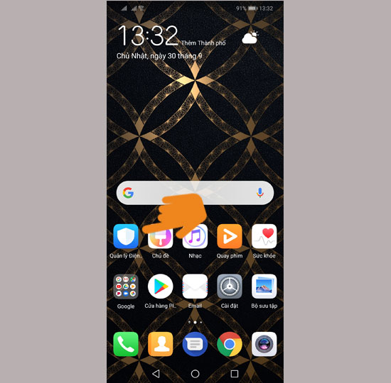 Mở quản lý điện thoại