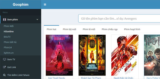 ​Chọn phim muốn xem