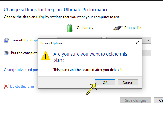Nhấn ok để tắt 