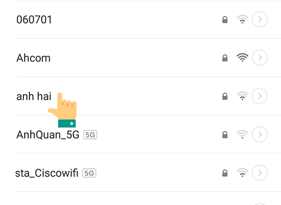 kết nối wifi khác