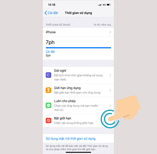 Bật giới hạn