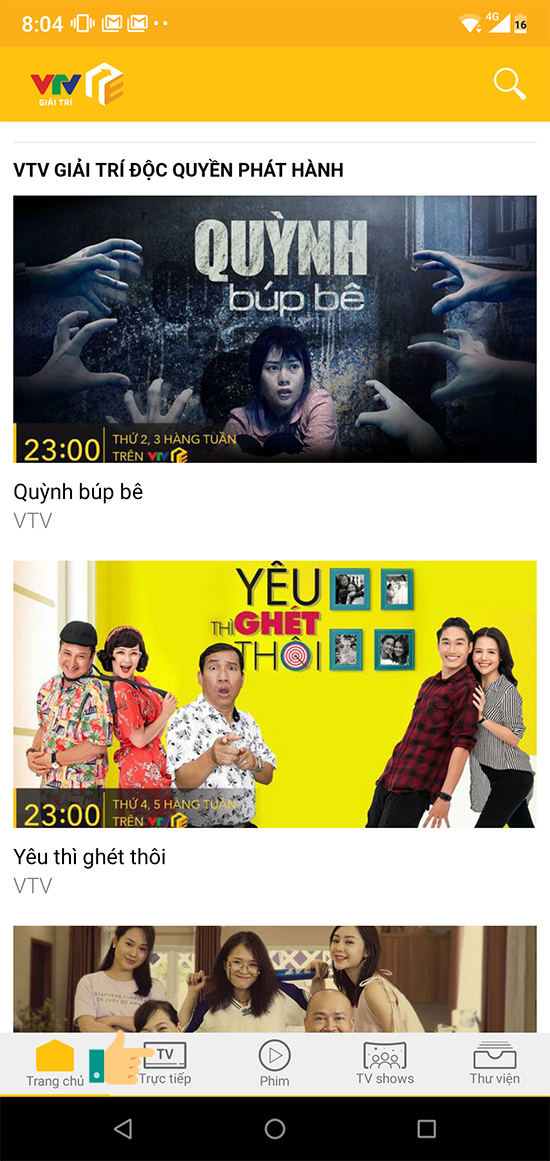 Các bạn mở ứng dụng, chọn 