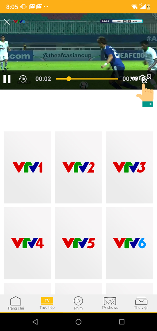 Chọn biểu tượng 