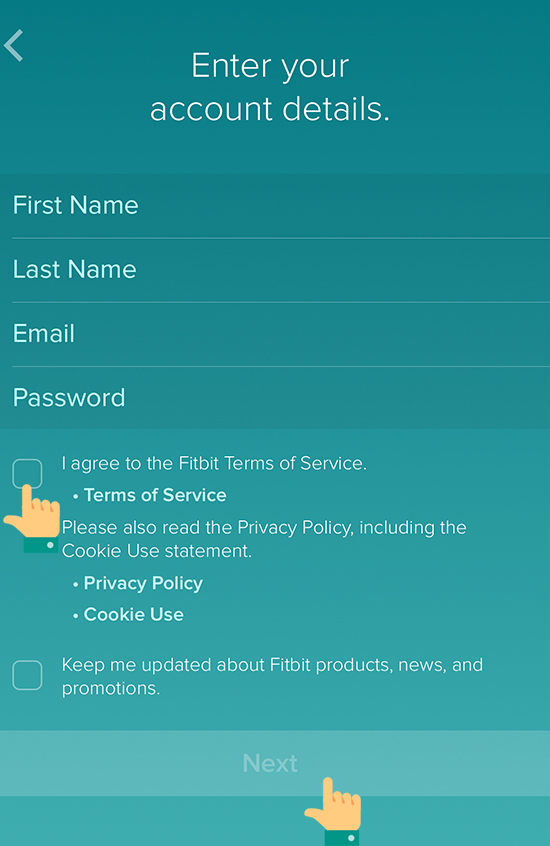 đăng kí tài khoản