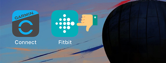 vào ứng dụng fitbit