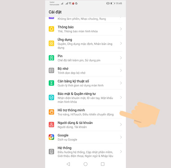 Hỗ trợ thông minh