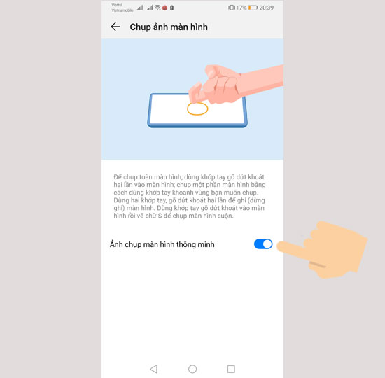 Ảnh chụp màn hình thông minh