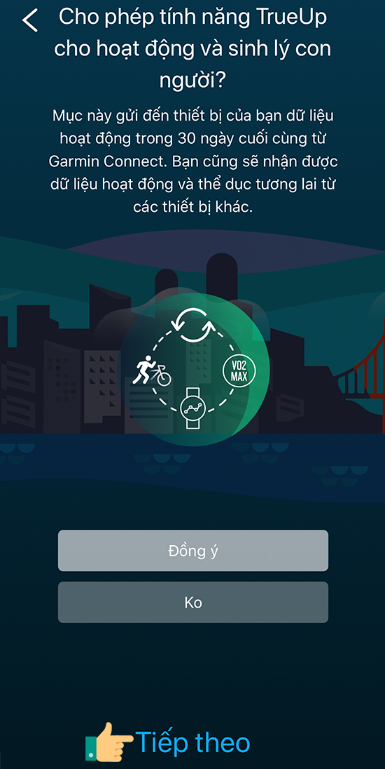 cho ph&eacute;p đồng bộ th&ocirc;ng tin thiết bị