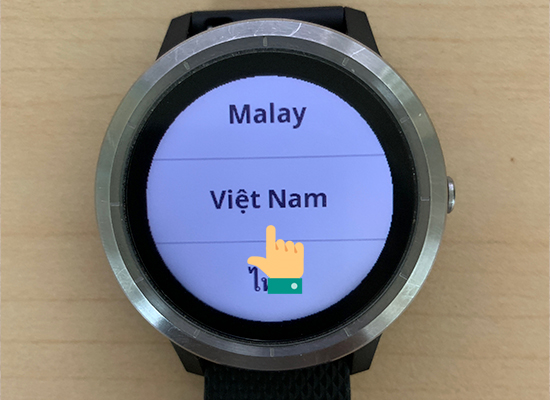 chọn tiếng việt