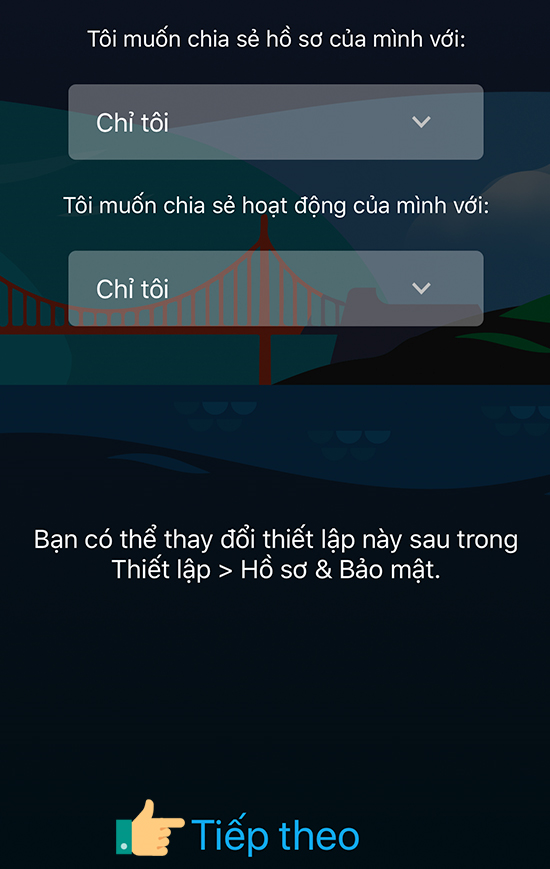 chia sẻ th&ocirc;ng tin với ai