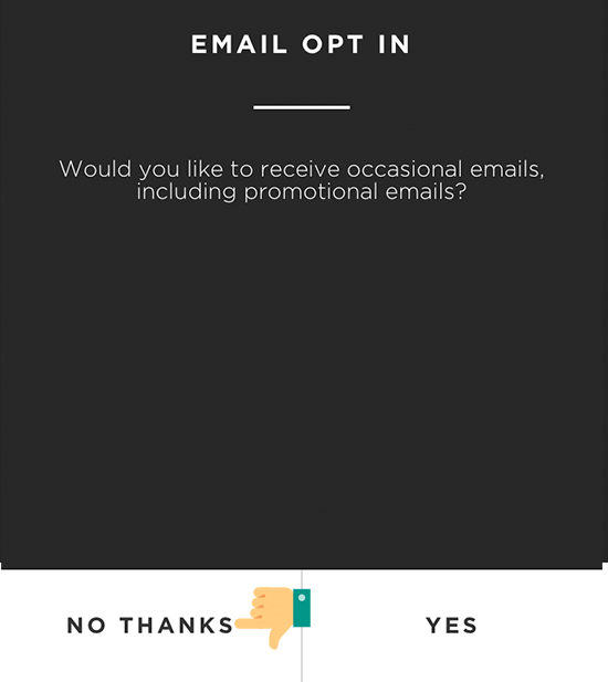 không nhận email thông báo