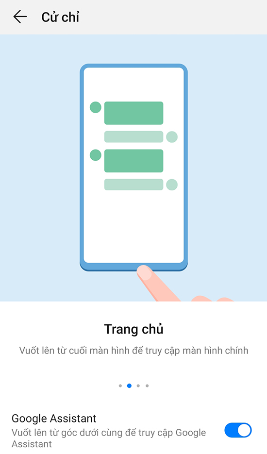 xem hướng dẫn cử chỉ