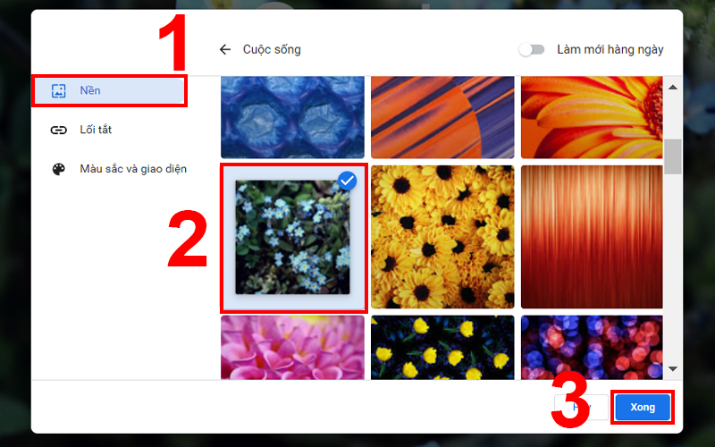 Cách đổi hình nền Google Chrome dễ dàng đã test thành công