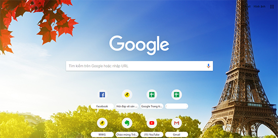 Đổi hình nền cho Google Chrome, đổi ảnh nền New Tab đơn giản !