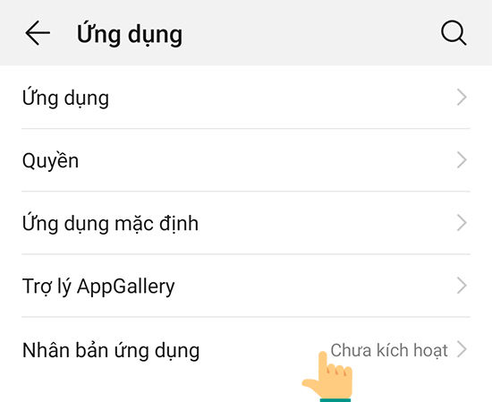 v&agrave;o nh&acirc;n bản ứng dụng