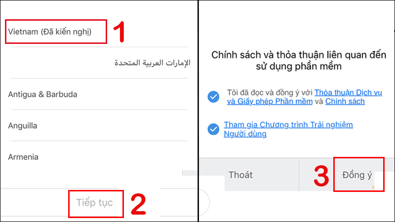 Chọn vị trí của bạn