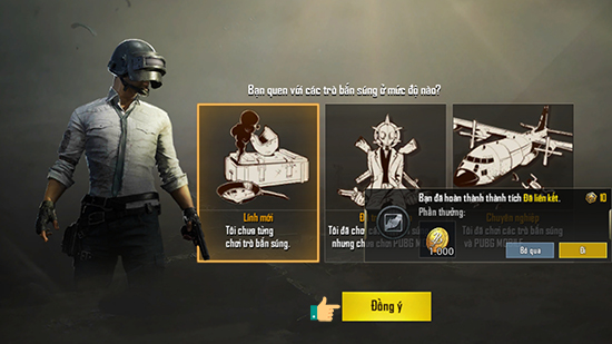 Chọn mức độ ph&ugrave; hợp v&agrave; nhấn 