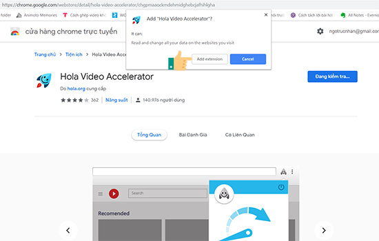 Xem phim nhanh hơn với Hola Video Accelerator 