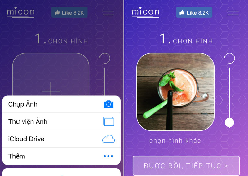 Lấy ảnh của mình làm hình nền icon ứng dụng điện thoại cực độc