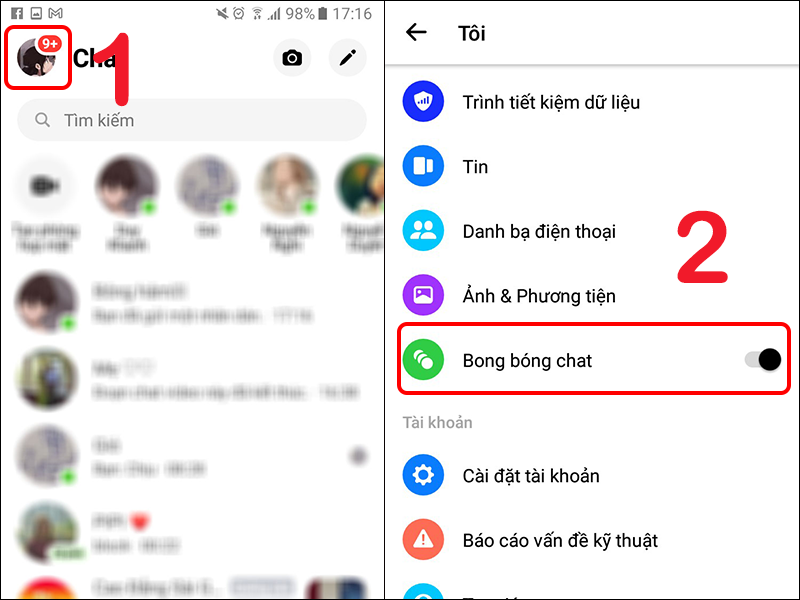 Khắc phục vấn đề: Messenger không hiển thị bong bóng chat hiệu quả nhất