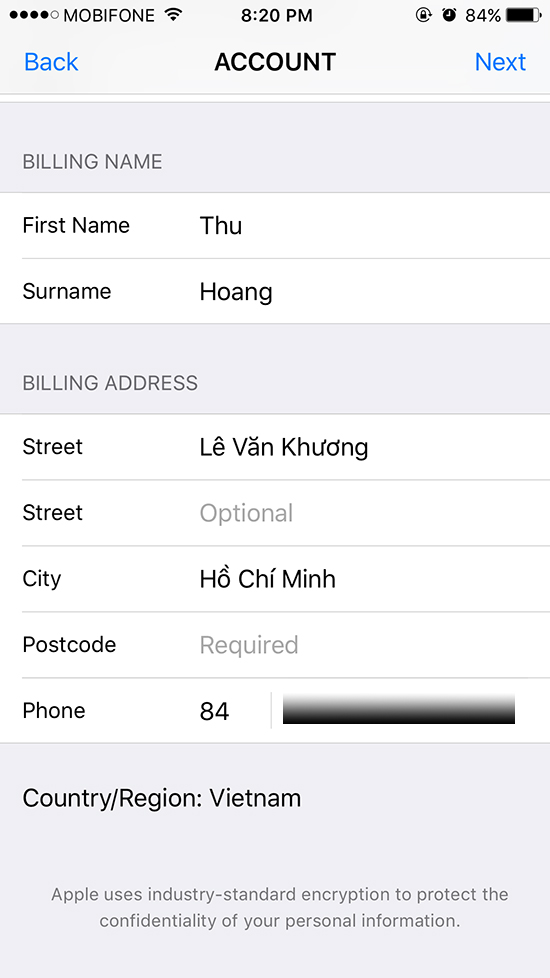 Chuyển vùng Appstore về Việt Nam.