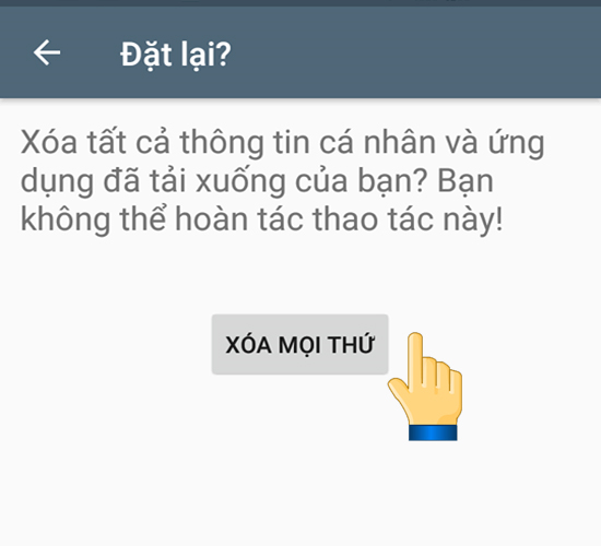 Bước 5: Cuối cùng bạn chọn 
