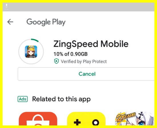 L&uacute;c n&agrave;y, game đang trong qu&aacute; tr&igrave;nh c&agrave;i đặt.