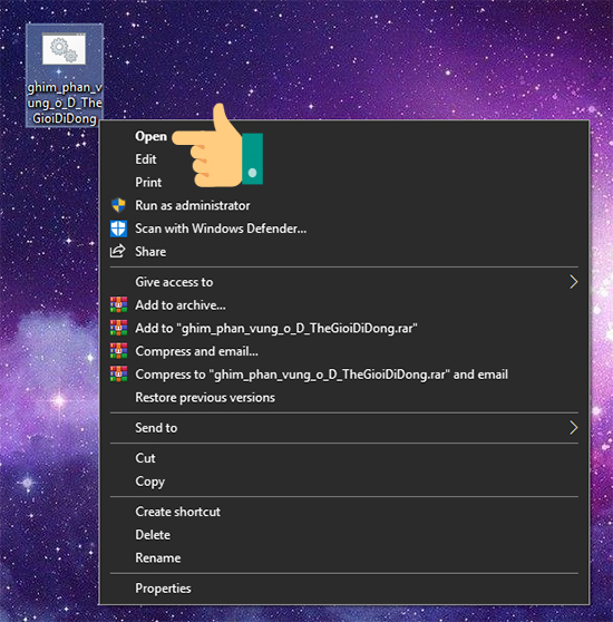 Cách ghim phân vùng ổ cứng vào Navigation Bar trên windows 10