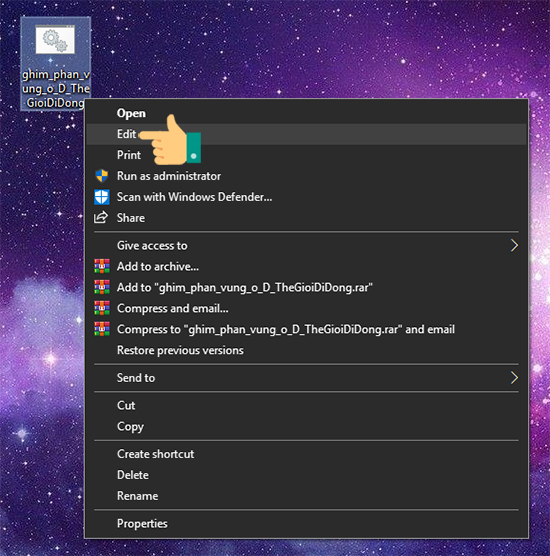 Cách ghim phân vùng ổ cứng vào Navigation Bar trên windows 10