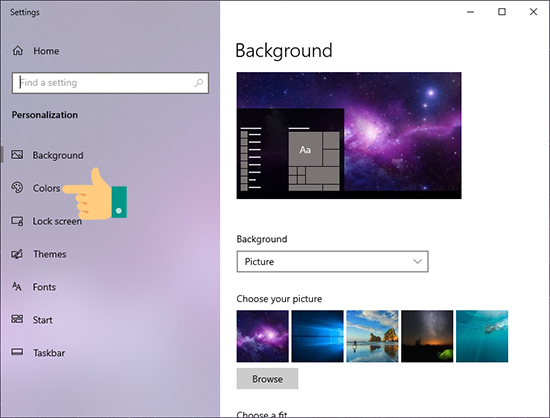Thiết lập chế độ Dark Mode trên Windows 10 October 1809