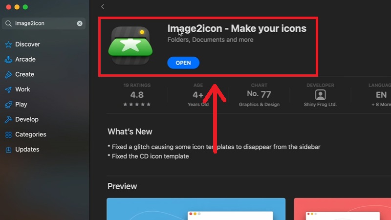 C&agrave;i đặt ứng dụng Image2icon - Make your icons tr&ecirc;n App Store