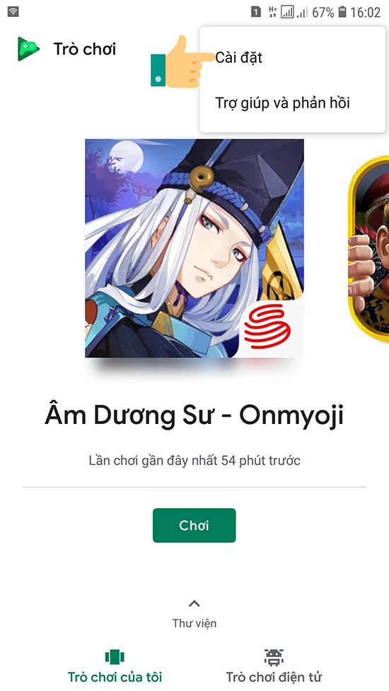 K&iacute;ch hoạt chế độ DarkMode tr&ecirc;n Google Play Games