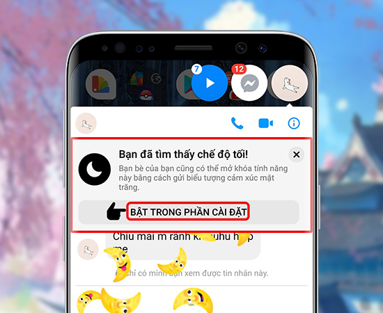 Bước 2: Các bạn đợi đến khi xuất hiện thông báo và nhấn vào thông báo đó.