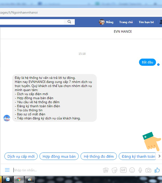 Bước 4: Trong giao diện xuất hiện nhiều tính năng khác nhau, bạn nhấp vào mũi tên phía gốc phải để truy cấp đến trang tra cứu