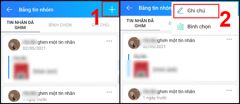 Truy cập vào Ghi chú