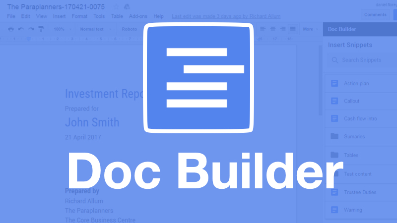 Doc Builder