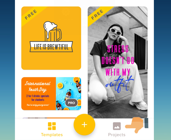 Bước 5: Bạn c&oacute; thể quản l&yacute;, chỉnh sửa những tấm thiệp, logo,... bạn đ&atilde; thiết kế bằng c&aacute;ch chọn mục 