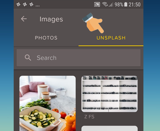 Image: Bạn c&oacute; thể ch&egrave;n th&ecirc;m h&igrave;nh ảnh từ nguồn tr&ecirc;n thiết bị hay h&igrave;nh ảnh Unsplash chất lượng cao.