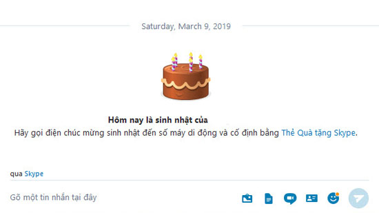 Cách tắt thông báo sinh nhật trên Skype