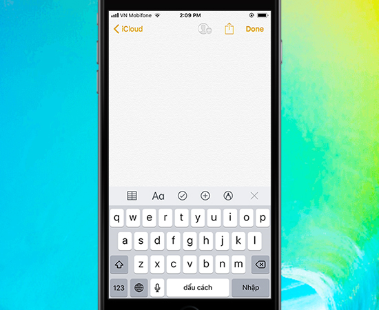 Ngay tại màn hình ứng dụng, các bạn nhấp vào dấu +