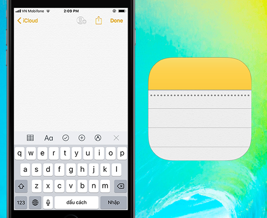 Tính năng Scan Documents trong ứng dụng Notes