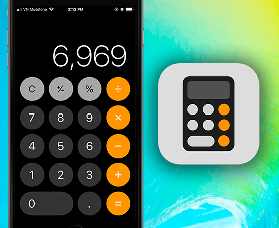 Ứng dụng Calculator của Apple tuy đơn giản nhưng cực hiệu quả và tiện dụng trong nhiều trường hợp, giúp các bạn tính toán một cách nhanh chóng và hiệu quả