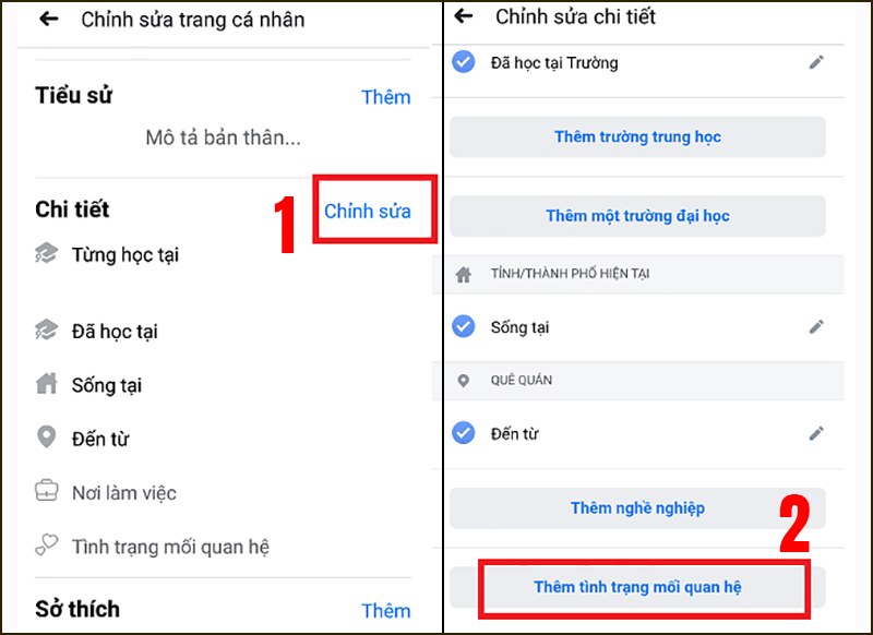 Thêm tình trạng mối quan hệ