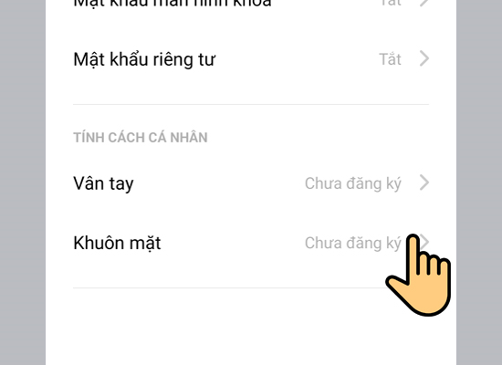 Hướng dẫn c&aacute;ch thiết lập mở kho&aacute; khu&ocirc;n mặt tr&ecirc;n điện thoại OPPO F11 Pro